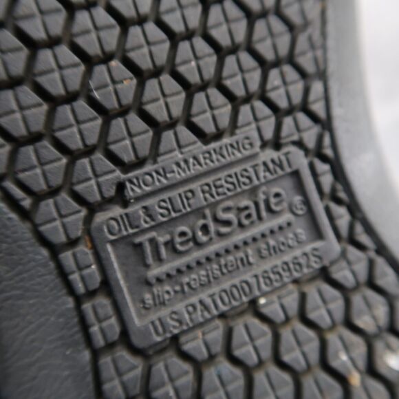 Tredsafe Shoes Men 10 Athletic Trainer Work Comfort Slip Resistant Black Uniform - Picture 13 of 13